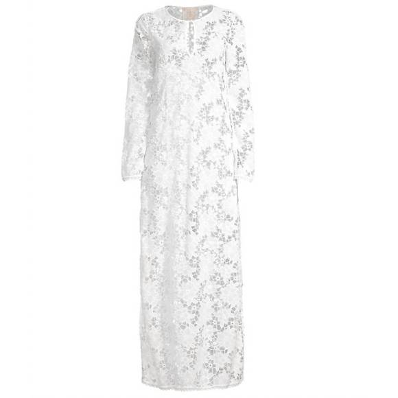 NEW JOHNNY WAS women's garden lace maxi dress in white - Picture 1 of 1